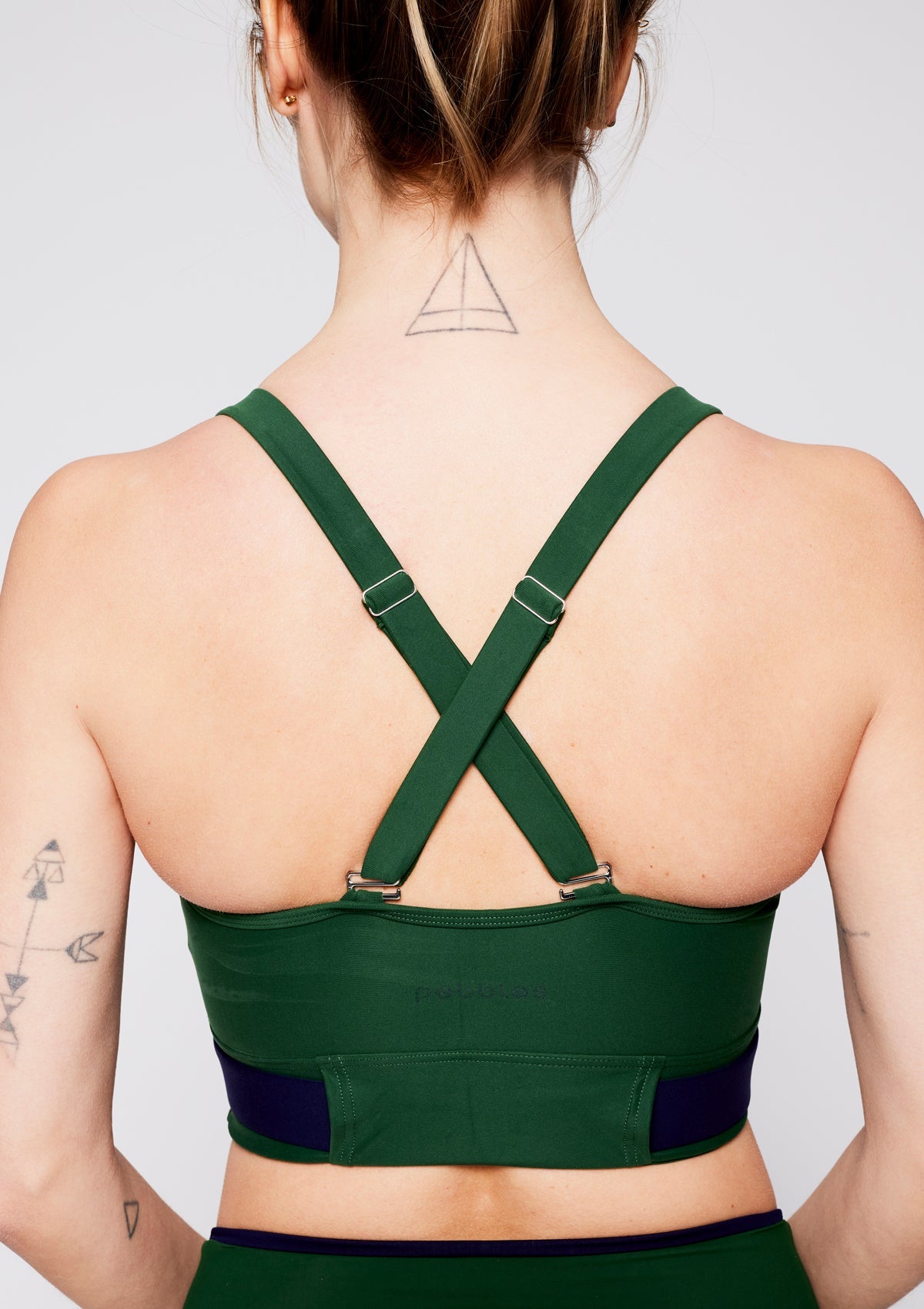 Das Adjustable Pilates Sport Top – Nappa Green