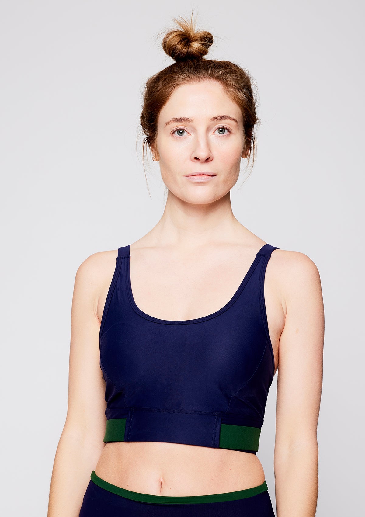 Das Adjustable Pilates Sport Top – Admiralblau