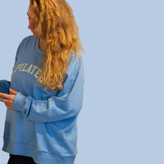 Das Pilates Oversized Sweatshirt – Summer Sky Blue