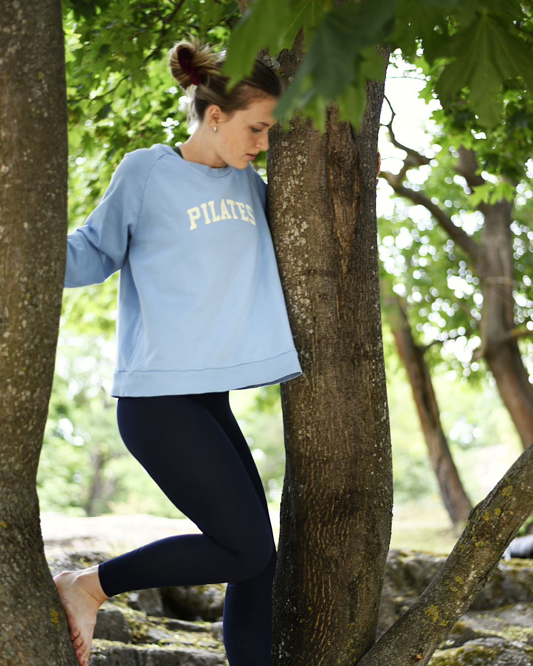 Das Pilates Oversized Sweatshirt – Summer Sky Blue